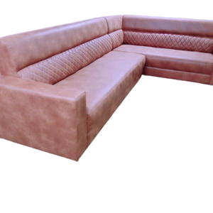 Corner set brown sofa