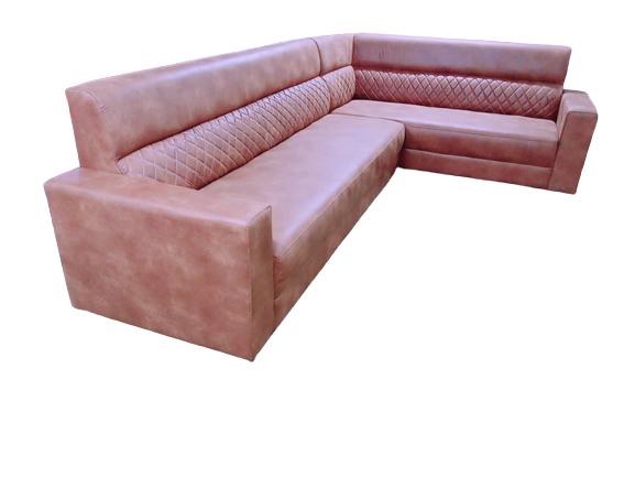 Corner-set-brown sofa