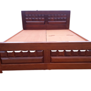 Hard wooden design bed