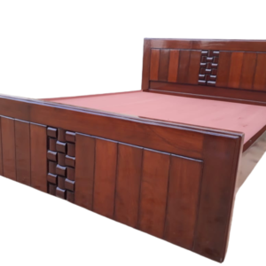 Simple hard wood designer bed without box