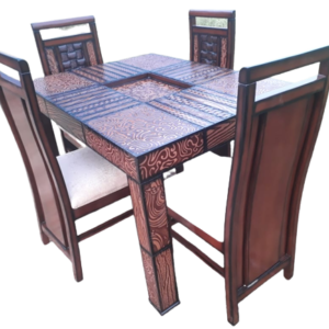 Wooden deisgn 4 seater dinning table